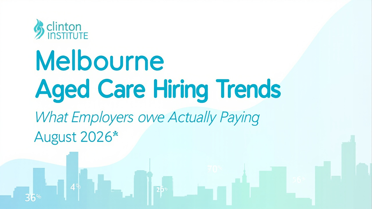 melbourne aged care hiring trends august 2026
