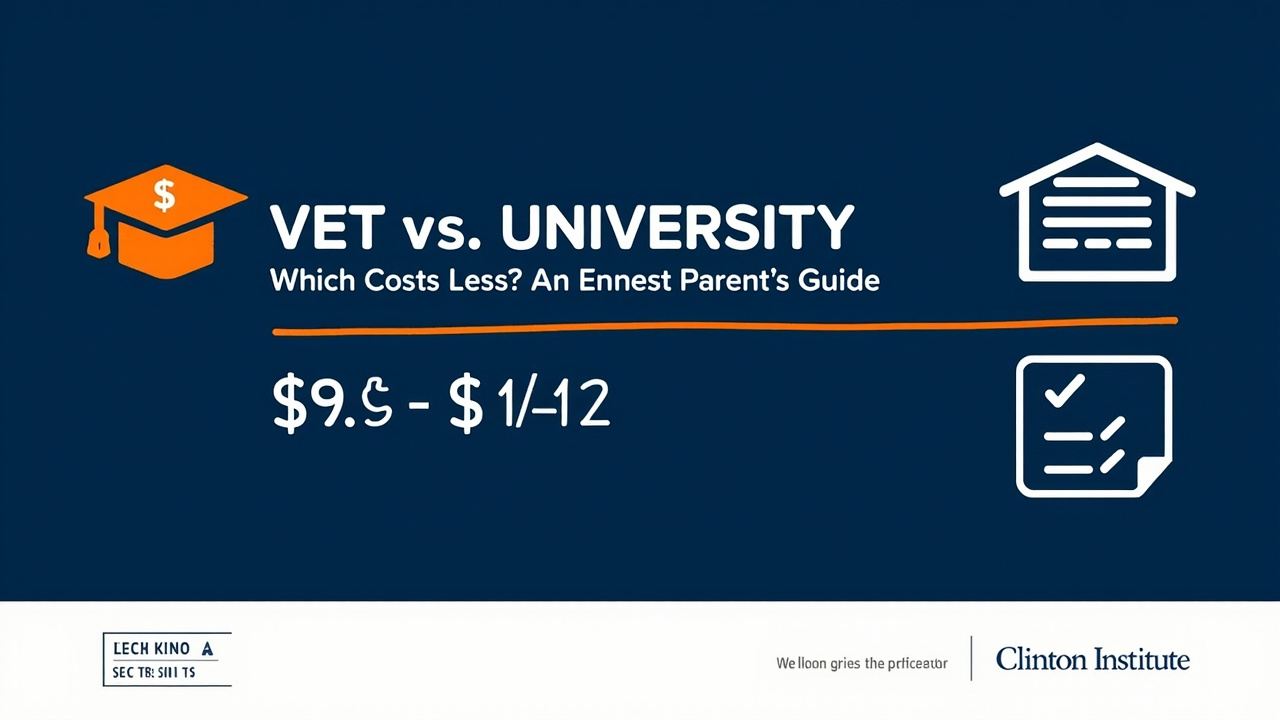 Is VET cheaper than university — parent guide — Clinton Institute